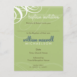 BAPTISM INVITE :: designer vogue 8
