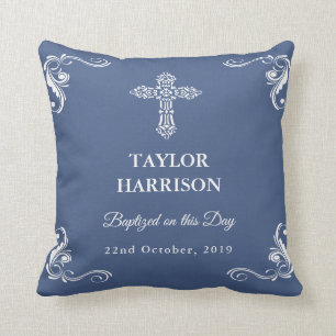 Baptism Keepsake Throw Pillow