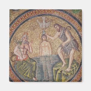 Baptism of Christ by John the Baptist Magnet