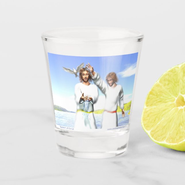 Baptism of Christ   Shot Glass (Front)