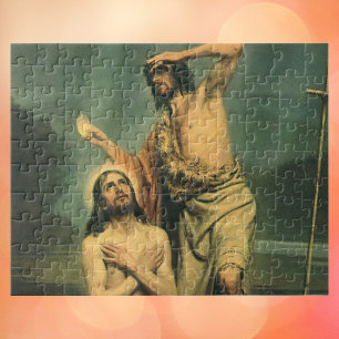 Baptism of Jesus Christ by John the Baptist Jigsaw Puzzle