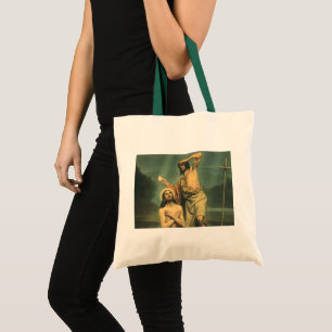 Baptism of Jesus Christ by John the Baptist Tote Bag