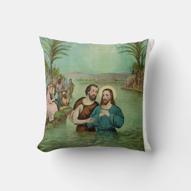 Baptism of Jesus Christ Cushion (Front)