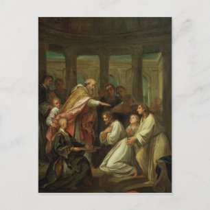 Baptism of St. Augustine Postcard