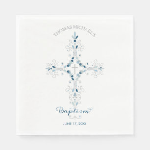 Baptism Paper Napkins - Custom Party Napkin Design