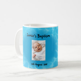 Baptism photo coffee mug