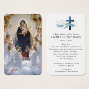 Baptism Prayer   Virgin & Angels