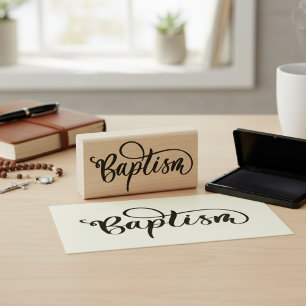 Baptism Rubber Stamp