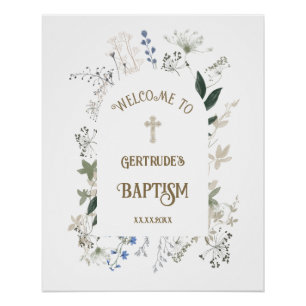 Baptism welcome sign
