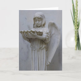 Baptismal Angel card (side view)