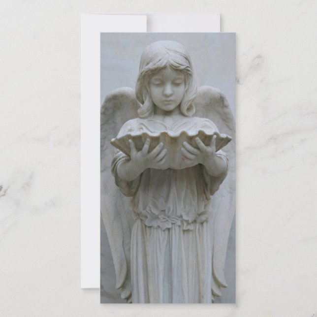 Baptismal Angel (front view) Photo Card (Front)