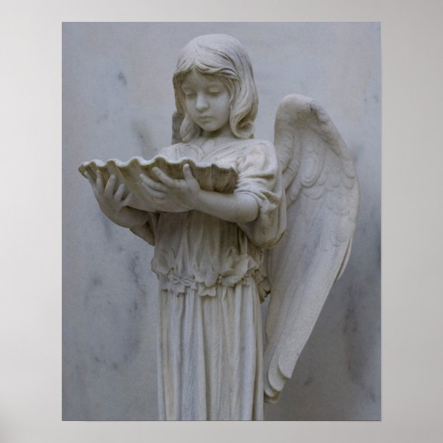Baptismal Angel (side view) 16x20 Poster (Front)