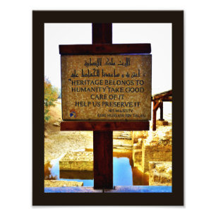 Baptismal Site Sign