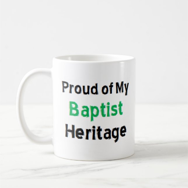 baptist heritage coffee mug (Left)