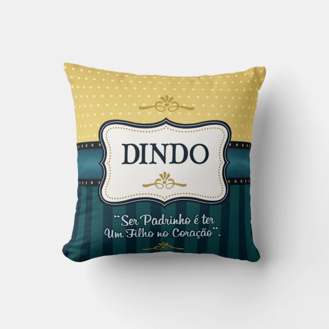 Baptized cushion Dindo 01 (Front)