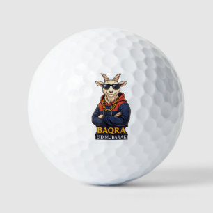 BAQRA Eid Mubarak Hip Hop GOAT Swag Golf Ball Set"