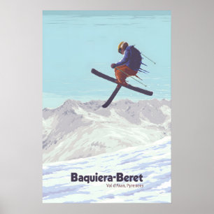 Baqueira-Beret Spain Ski Resort Poster