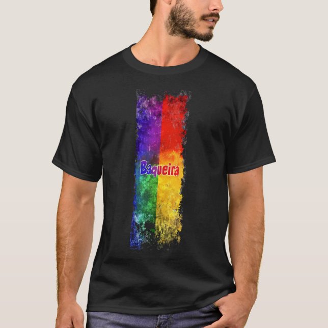 Baqueira Ski Adventure T-Shirt – For Passionate Sk (Front)