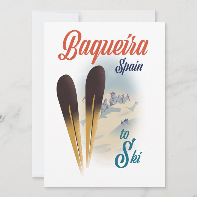 Baqueira Spain travel poster (Front)