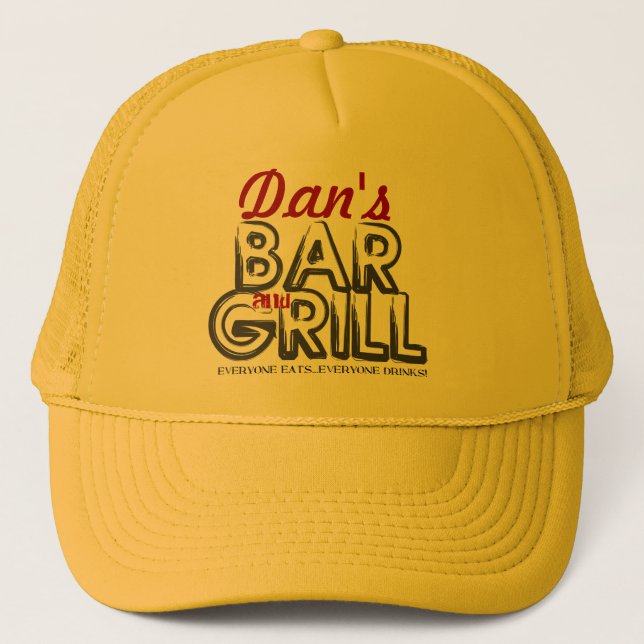 Bar and Grill Trucker Hat (Front)