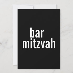 Bar & Bat Mitzvah Announcements & Invitations