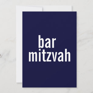 Bar & Bat Mitzvah Announcements & Invitations