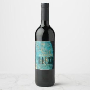 Bar Bat Mitzvah Out of this World Wine Label