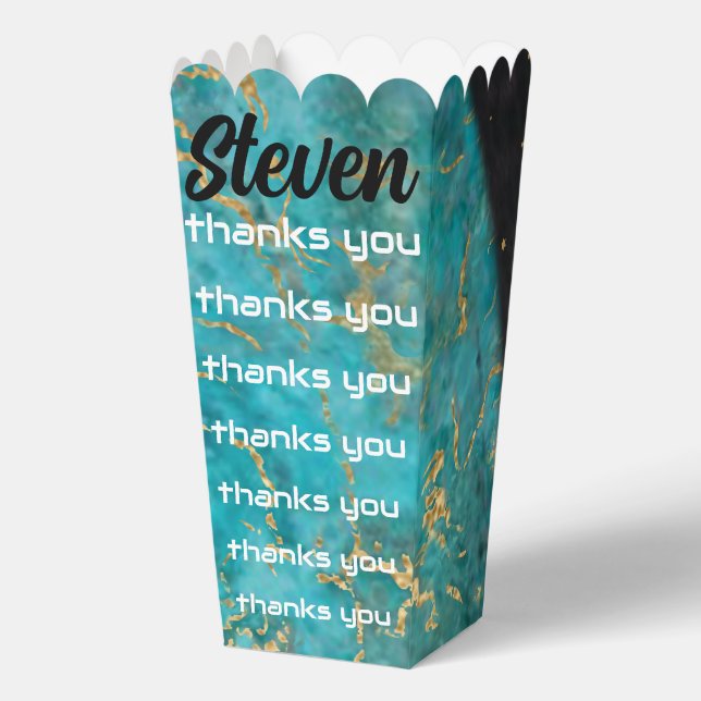 Bar Bat Mitzvah SPACE Favour Box (Front)