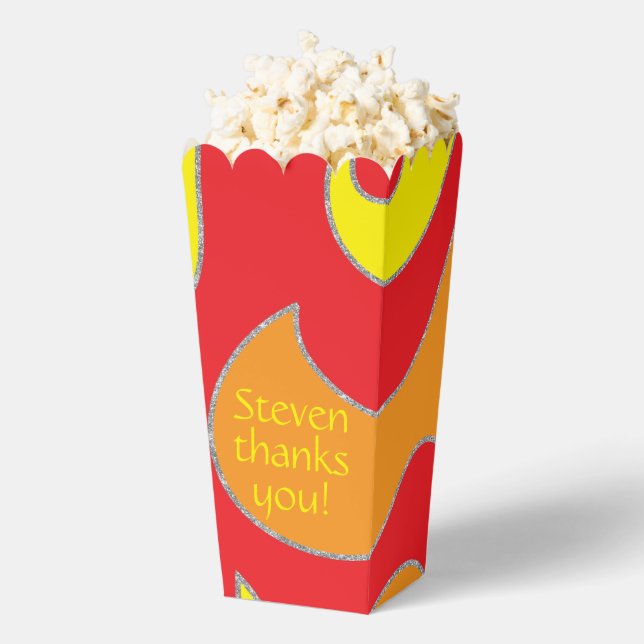 Bar Bat Mitzvah Swirls 2 Favour Box (Popped)