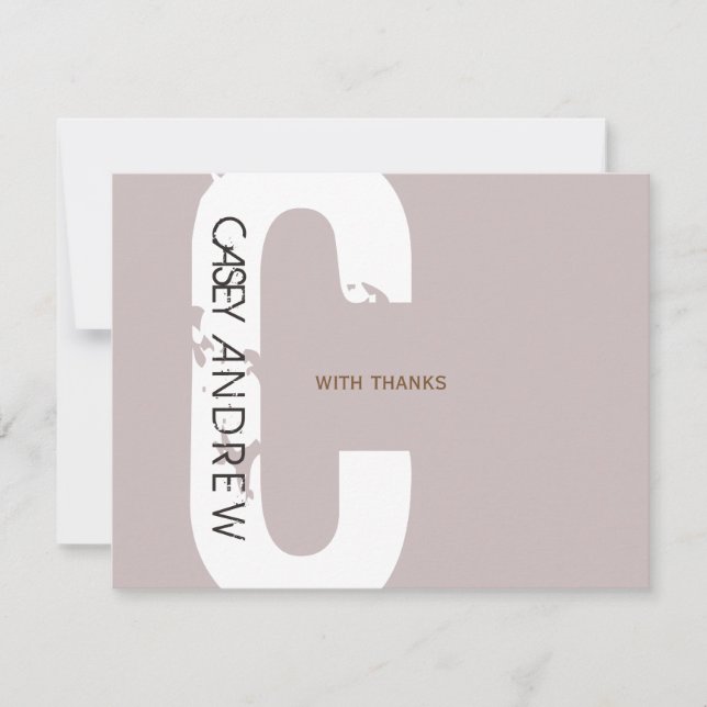 Bar Bat Mitzvah Thank you card FLAT1 (Front)