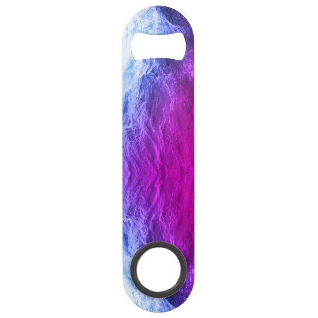 Bar Blade Bottle Opener Ocean Pattern (Front)