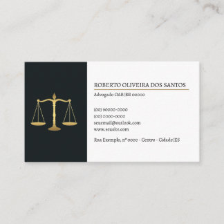 Bar Business Card - Black and White