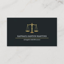 Bar Business Card - Black and White