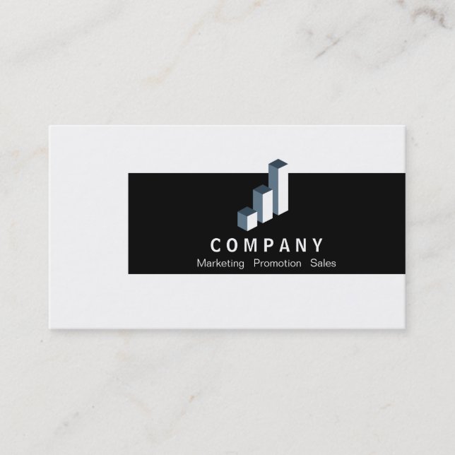 Bar Chart Business Card (Front)