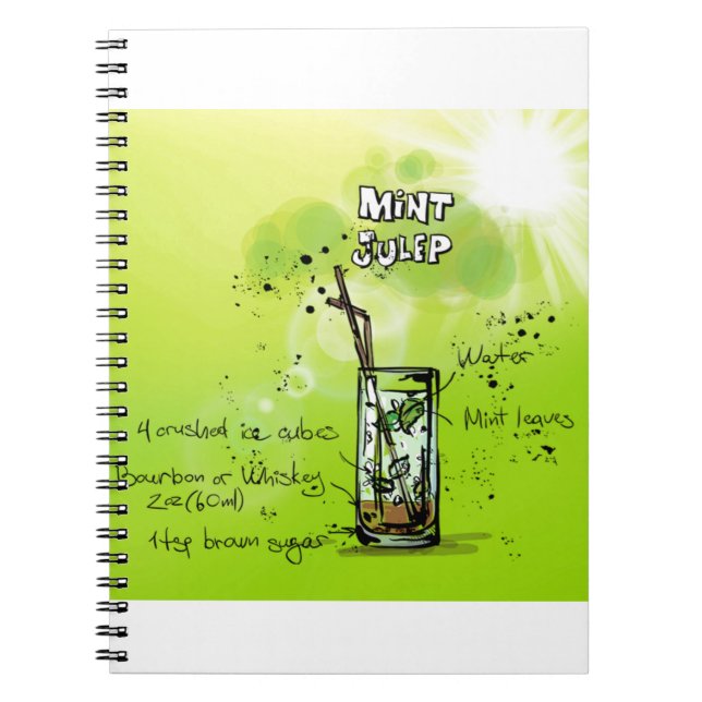 Bar Cocktail Recipe Notebook (Front)