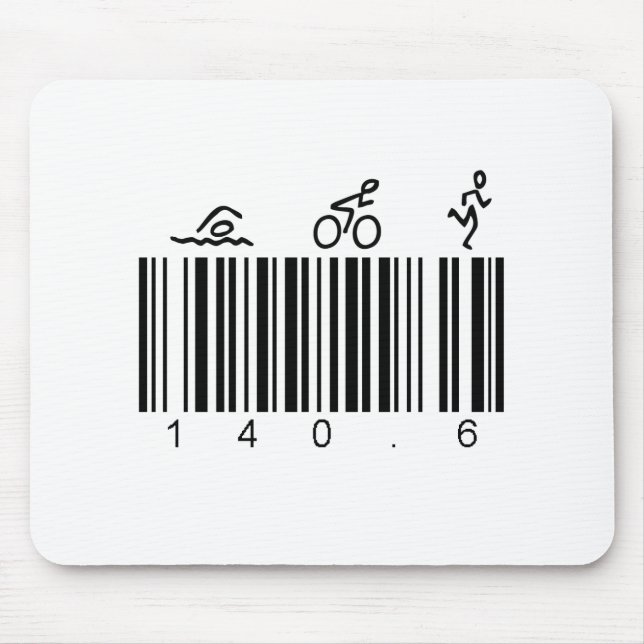 Bar Code 140.6 Mouse Pad (Front)