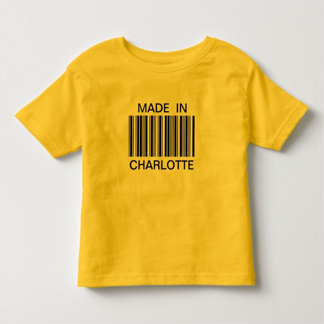 Bar Code Cities T-shirts (Front)