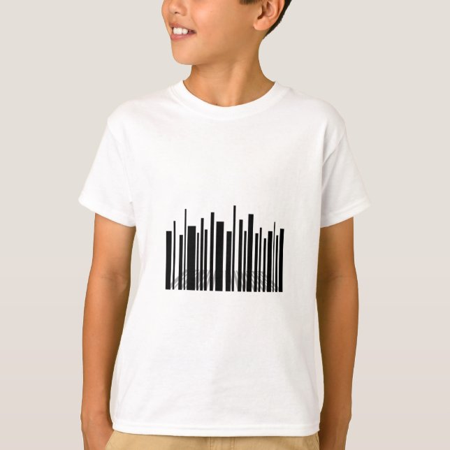 Bar code skyscraper T-Shirt (Front)
