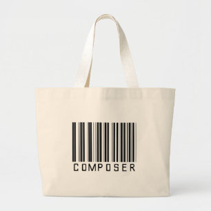 BAR COMPOSER LIGHT LARGE TOTE BAG