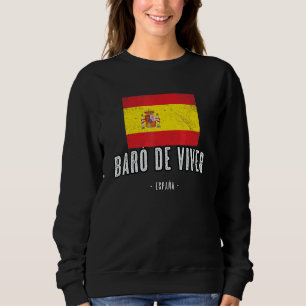 Bar De Viver Spain Es Flag City Bandera Ropa Sweatshirt