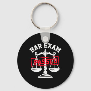 Bar Exam Passed Law School Graduation New Lawyers Key Ring