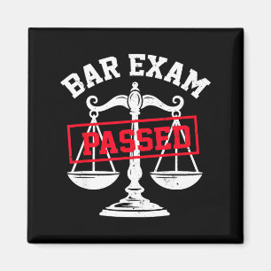 Bar Exam Passed Law School Graduation New Lawyers Magnet