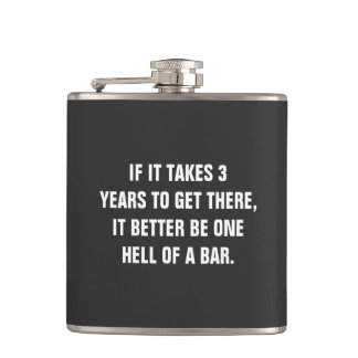 Bar Exam Vinyl Wrapped Flask