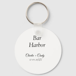 Bar Harbor bachelorette party bridesmaid wedding a Key Ring