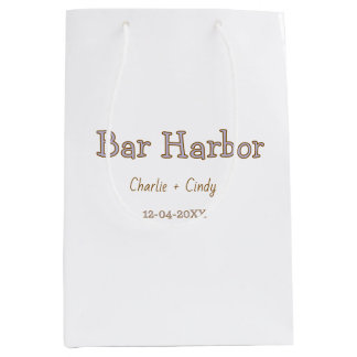 Bar Harbor bachelorette party bridesmaid wedding a Medium Gift Bag