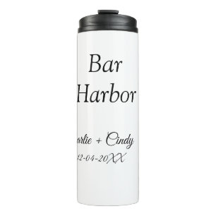 Bar Harbor bachelorette party bridesmaid wedding a Thermal Tumbler