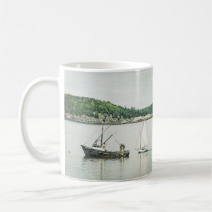 Bar Harbor Maine Boats Coffee Mug