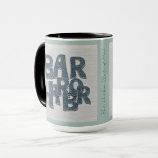 Bar Harbor Maine Denim Mug