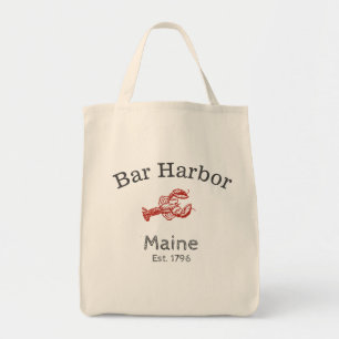 Bar Harbor Maine Lobster Tote Bag