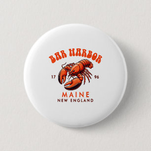 Bar Harbor Maine New England Travel Funny Bar Harb 6 Cm Round Badge